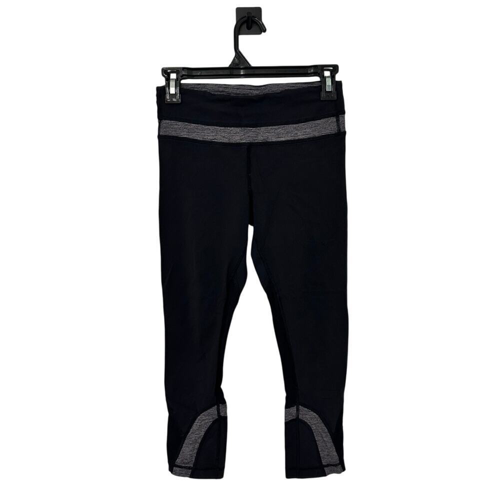 🖤✨ Lululemon Inspire Cropped Black Leggings Size 4 - Strong Girl Chic 💪🏃‍♀️